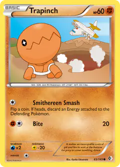 Trapinch Common card from Boundaries Crossed