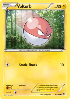 Voltorb Common card from Boundaries Crossed