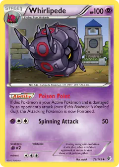 Whirlipede Uncommon card from Boundaries Crossed