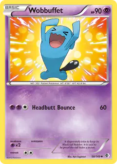 Wobbuffet Uncommon card from Boundaries Crossed