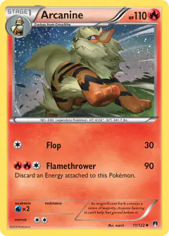 Arcanine Uncommon card from BREAKpoint
