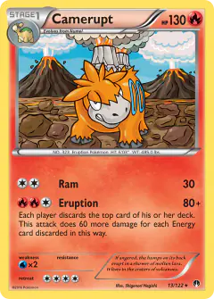 Camerupt Rare card from BREAKpoint
