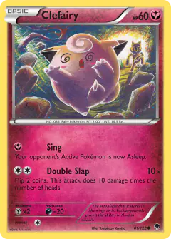 Clefairy Common card from BREAKpoint