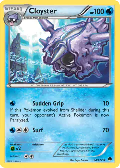 Cloyster Uncommon card from BREAKpoint