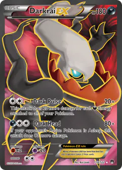 Darkrai-EX Rare Ultra card from BREAKpoint
