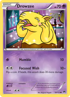 Drowzee Common card from BREAKpoint
