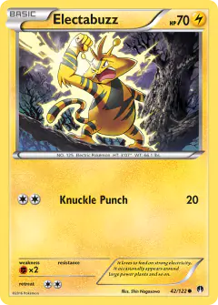 Electabuzz Common card from BREAKpoint