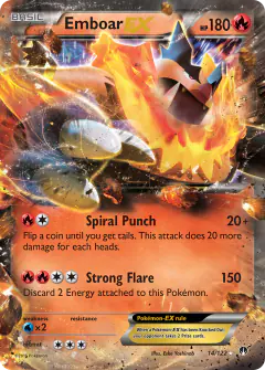 Emboar-EX Rare Holo EX card from BREAKpoint