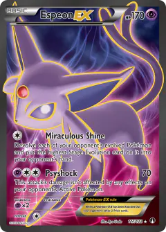 Espeon-EX Rare Ultra card from BREAKpoint