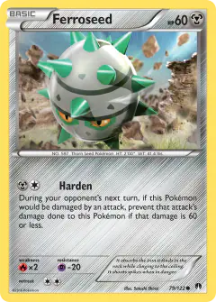 Ferroseed Common card from BREAKpoint
