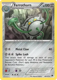 Ferrothorn Rare card from BREAKpoint