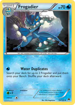 Frogadier Uncommon card from BREAKpoint