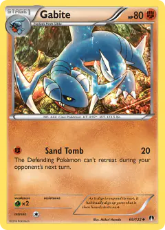 Gabite Uncommon card from BREAKpoint