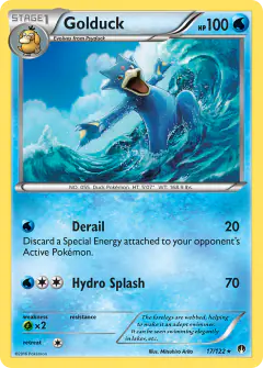 Golduck Rare card from BREAKpoint