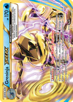 Greninja BREAK Rare BREAK card from BREAKpoint