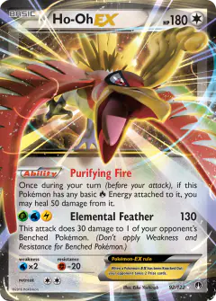 Ho-Oh-EX Rare Holo EX card from BREAKpoint