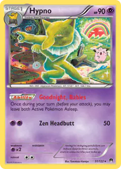 Hypno Rare card from BREAKpoint