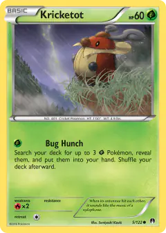 Kricketot Common card from BREAKpoint