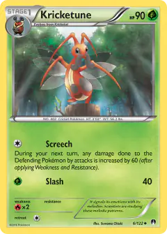 Kricketune Uncommon card from BREAKpoint