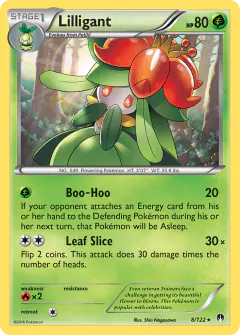 Lilligant Rare card from BREAKpoint