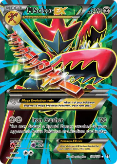 M Scizor-EX Rare Ultra card from BREAKpoint
