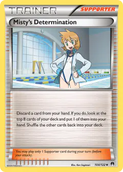 Misty's Determination Uncommon card from BREAKpoint