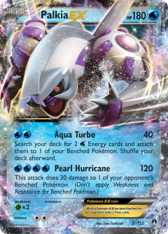 Palkia-EX Rare Holo EX card from BREAKpoint
