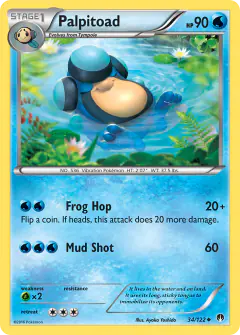 Palpitoad Uncommon card from BREAKpoint