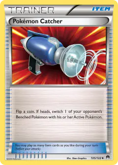 Pokémon Catcher Uncommon card from BREAKpoint