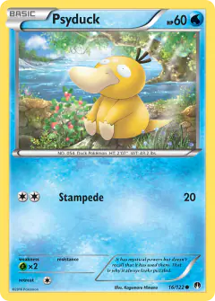 Psyduck Common card from BREAKpoint
