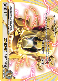 Raticate BREAK Rare BREAK card from BREAKpoint