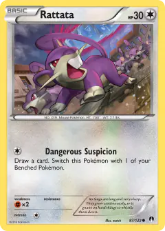 Rattata Common card from BREAKpoint