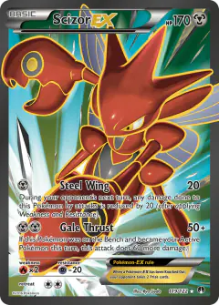 Scizor-EX Rare Ultra card from BREAKpoint