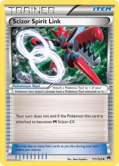 Scizor Spirit Link Uncommon card from BREAKpoint