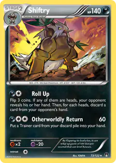 Shiftry Rare card from BREAKpoint