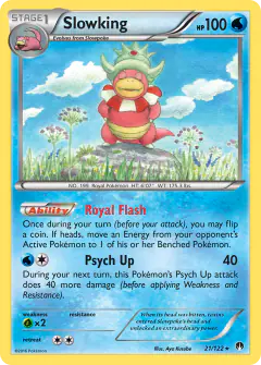 Slowking Rare Holo card from BREAKpoint