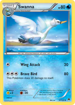 Swanna Uncommon card from BREAKpoint