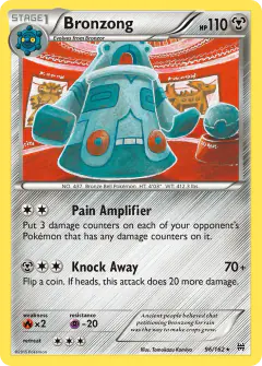 Bronzong Rare card from BREAKthrough