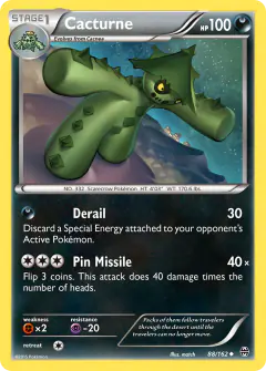 Cacturne Uncommon card from BREAKthrough