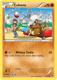 Cubone Common card from BREAKthrough