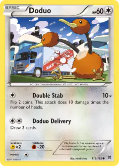 Doduo Common card from BREAKthrough