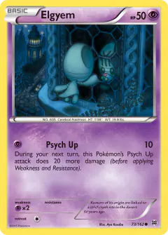 Elgyem Common card from BREAKthrough