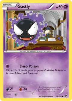 Gastly Common card from BREAKthrough