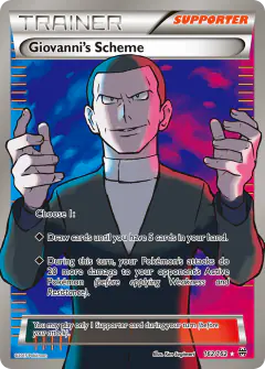 Giovanni's Scheme Rare Ultra card from BREAKthrough