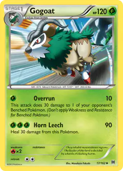 Gogoat Uncommon card from BREAKthrough