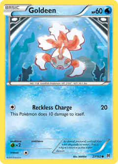 Goldeen Common card from BREAKthrough