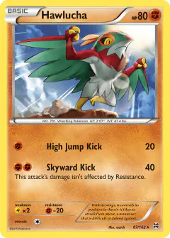 Hawlucha Rare card from BREAKthrough