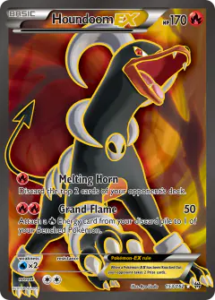 Houndoom-EX Rare Ultra card from BREAKthrough