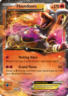 Houndoom-EX Rare Holo EX card from BREAKthrough