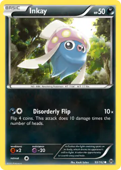 Inkay Common card from BREAKthrough